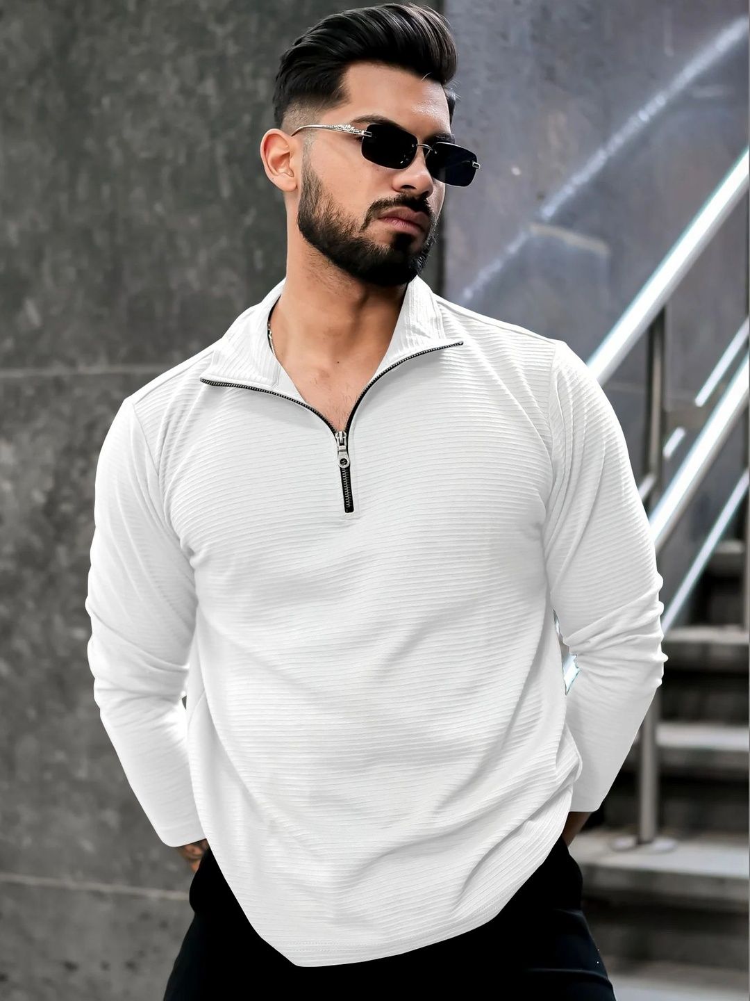 HAPPY KHAJANA Men Polo Collar T-shirt