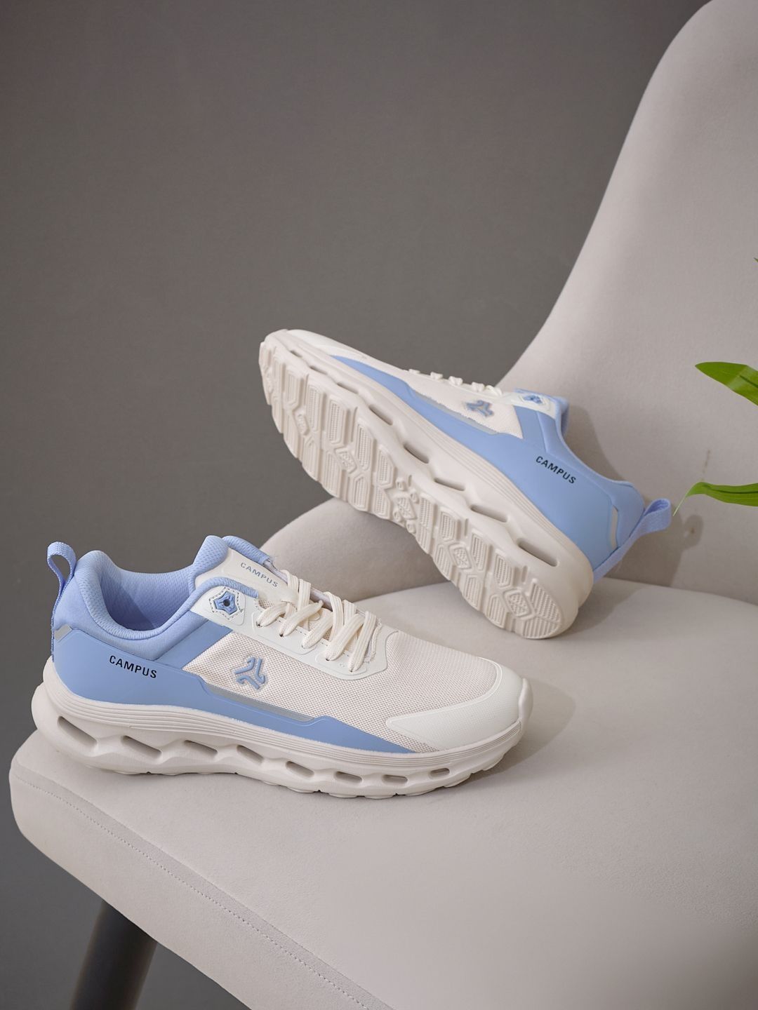 Women Running Shoes Campus CYMBAL Women Mesh Running Non-Marking Shoes