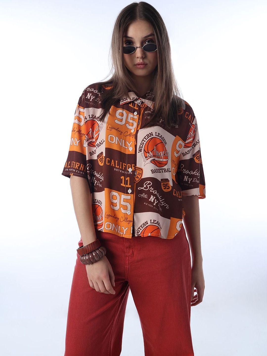 Casual Shirt ONLY Women Printed Casual Shirt