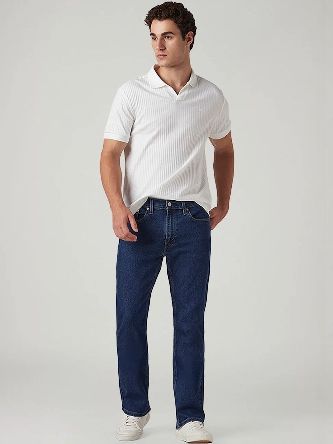 Levis Levis Men Classic Bootcut Mid-Rise Stretchable Jeans