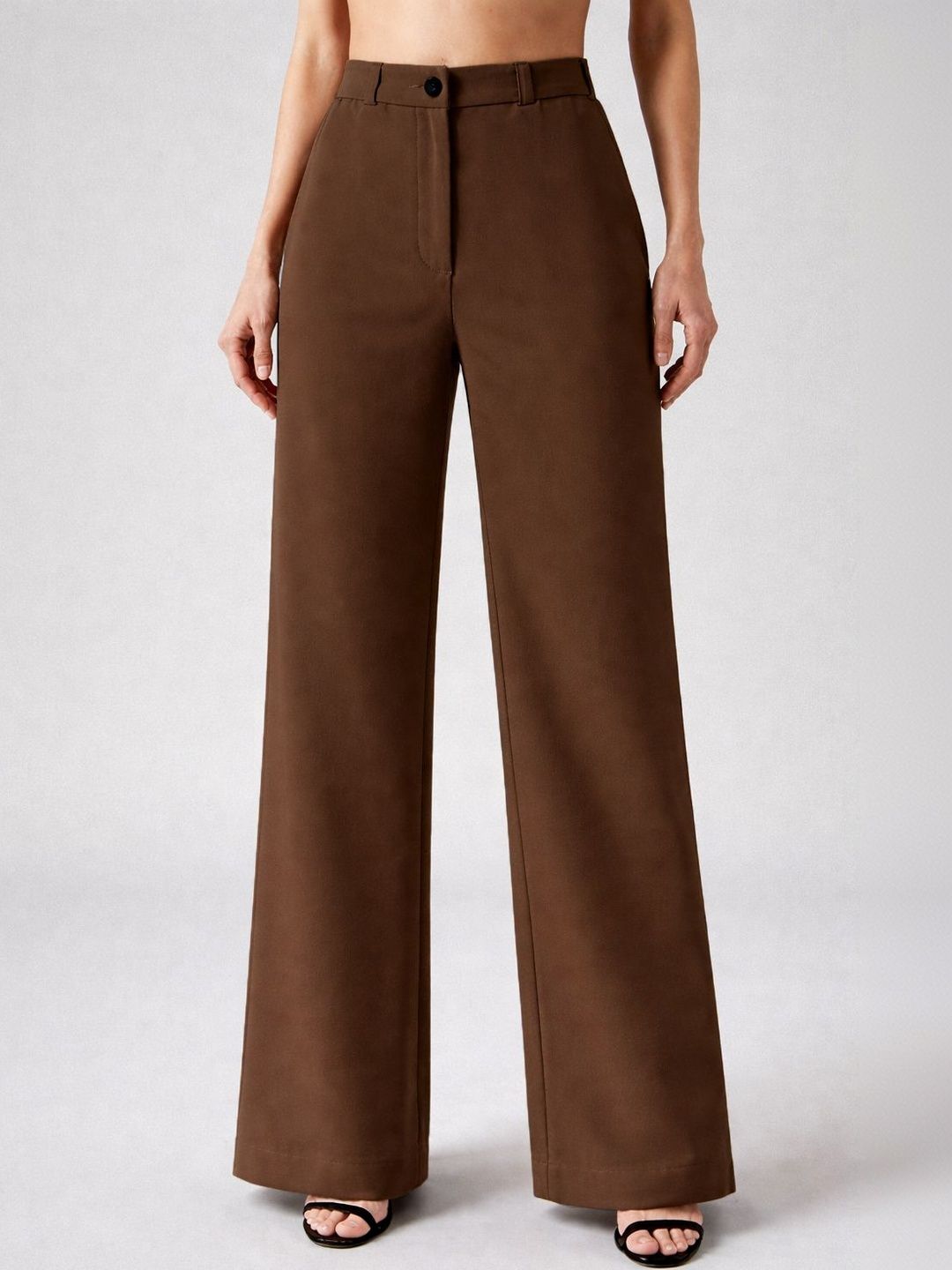 Mast & Harbour Women High-Rise Trousers