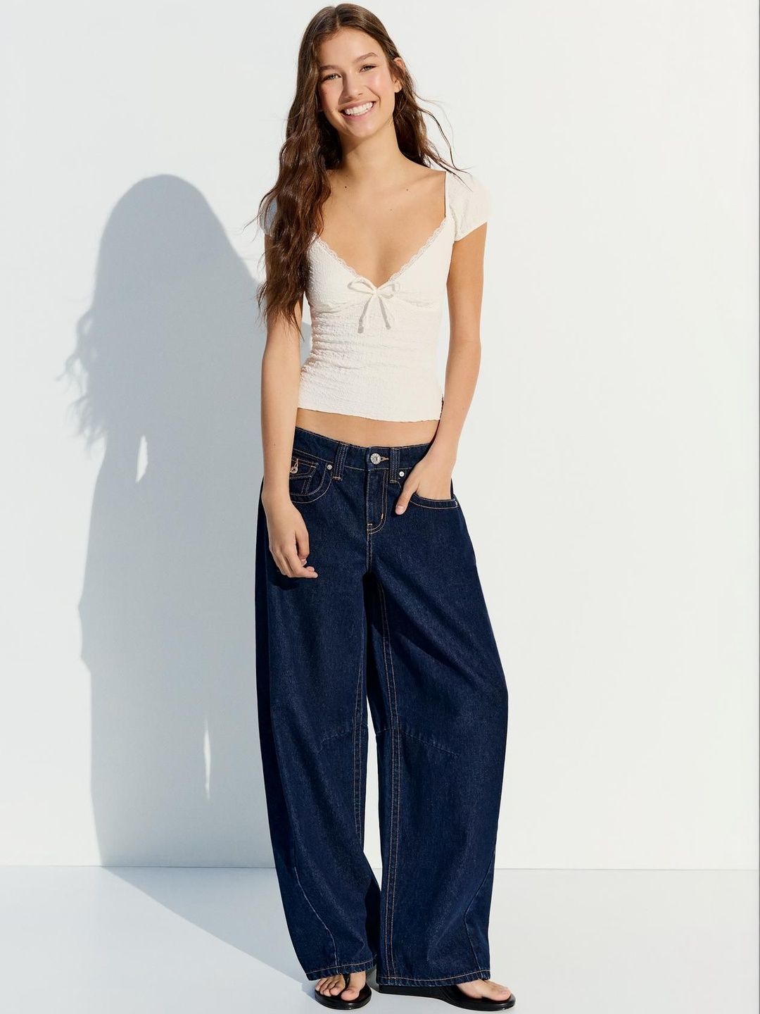 Sweetheart Neck Empire Top