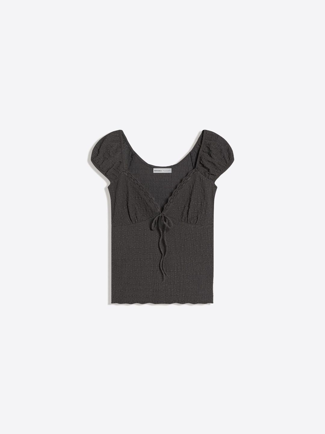 Sweetheart Neck Empire Top
