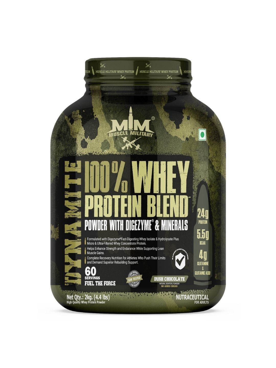 Muscle Military Muscle Military Whey Protein - 2 Kg - Irish Chocolate