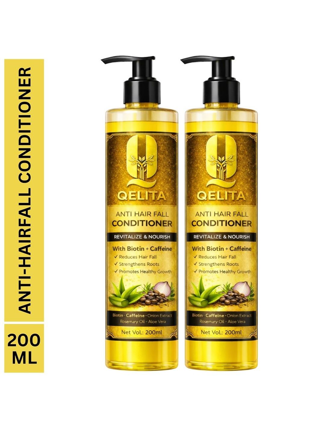 QELITA QELITA Set Of 2 Anti Hair fall Conditioner - 200 ml Each