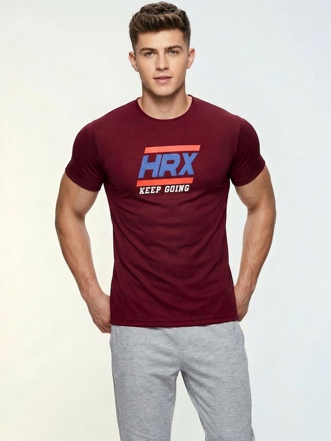 HRX by Hrithik Roshan Men Printed T-shirt