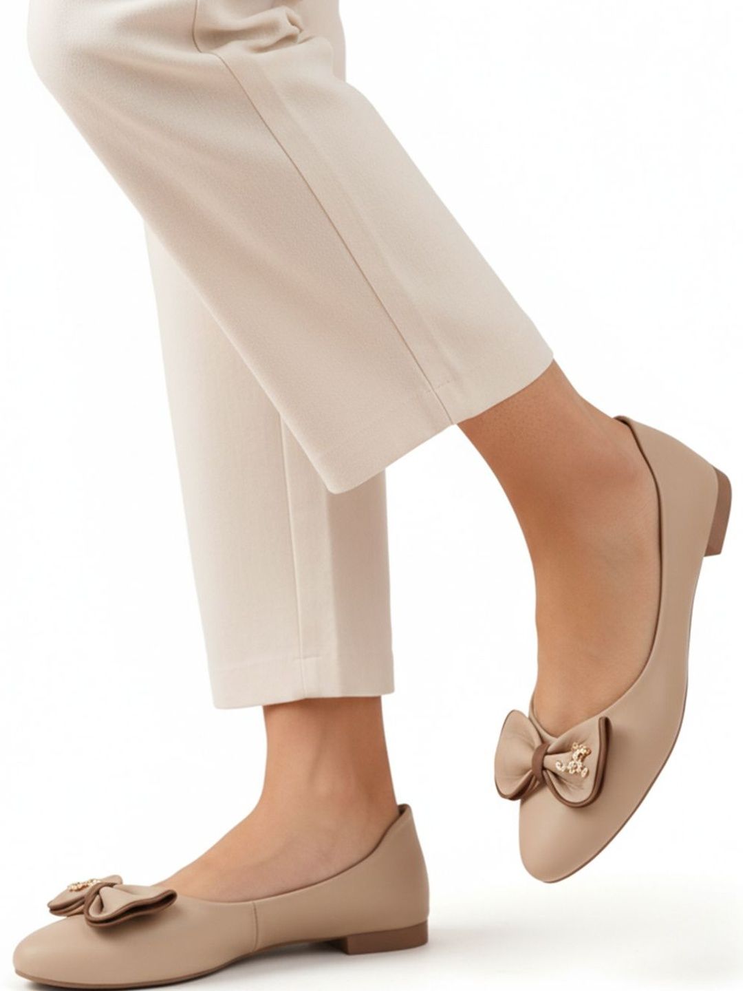 Stylestry Stylestry Women Pointed Toe Slip-On Ballerinas