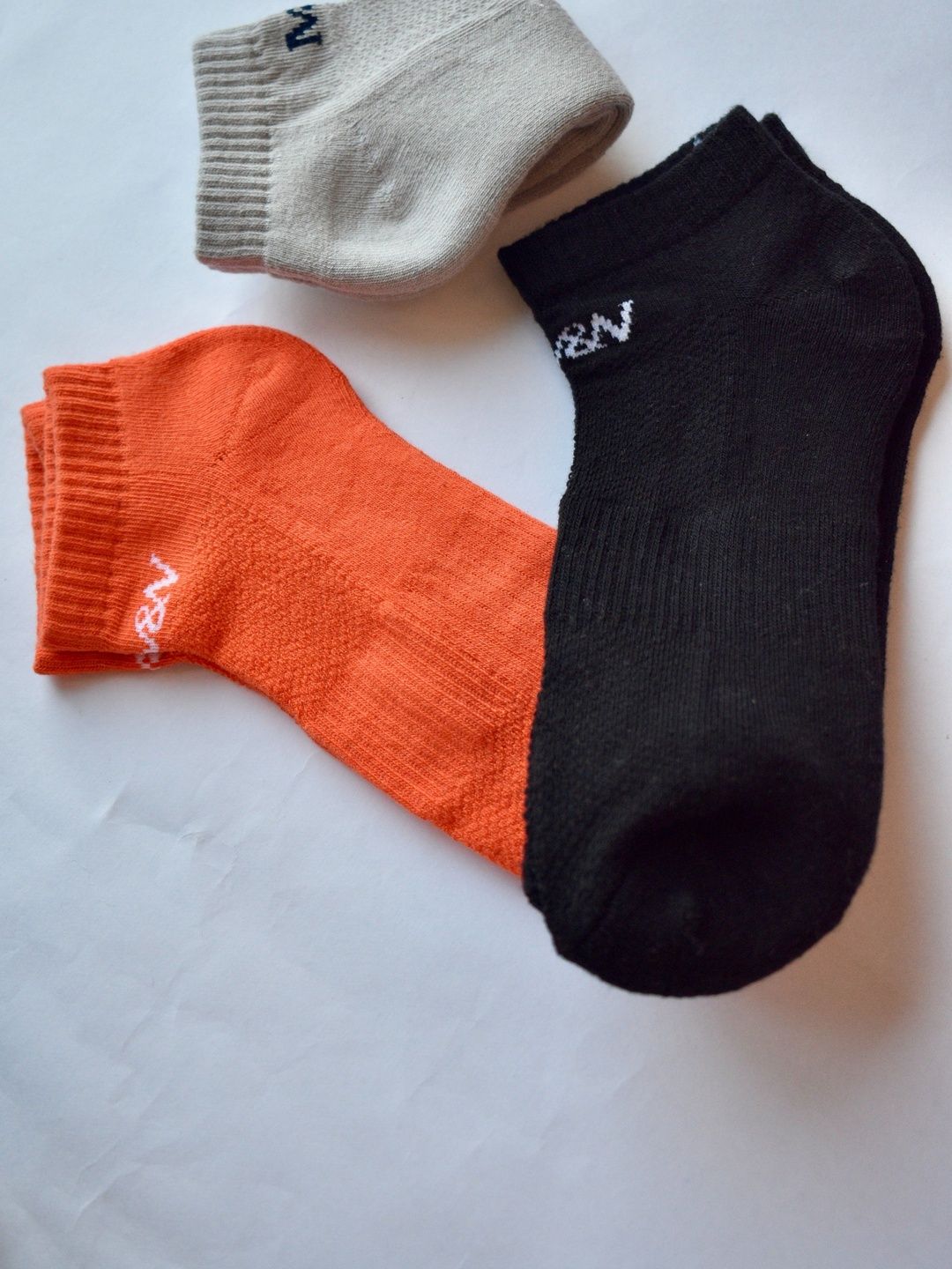 Milk&Whisky Men Pack of 3 Cotton Assorted Ankle Length Socks