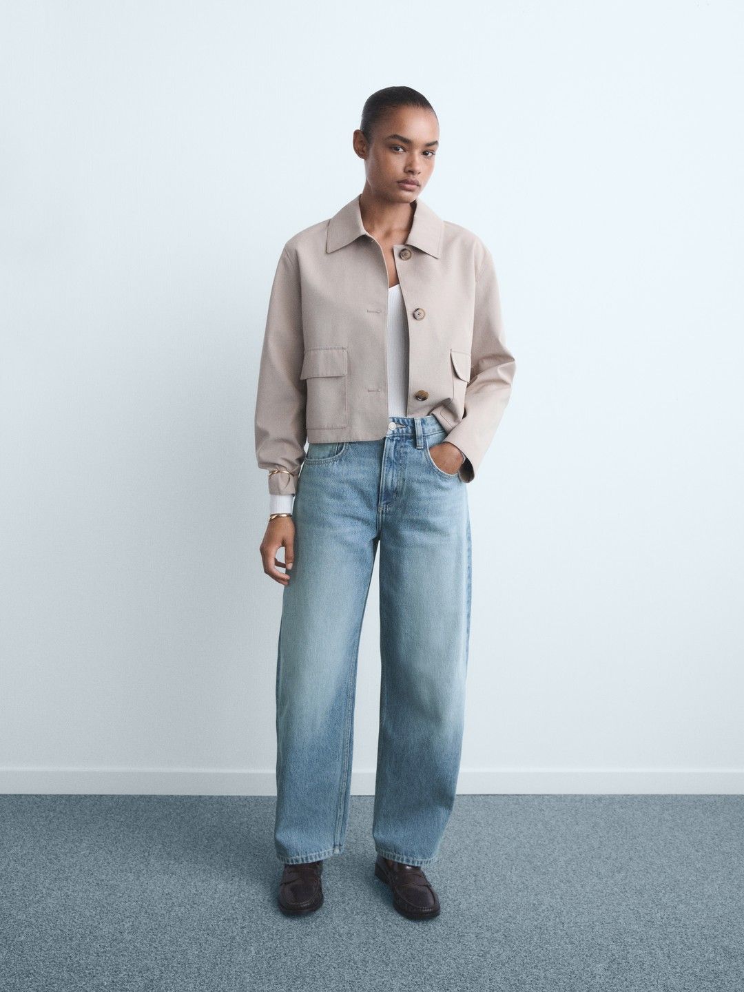 Regular Fit Mid-Rise Heavy Fade Pure Cotton Jeans
