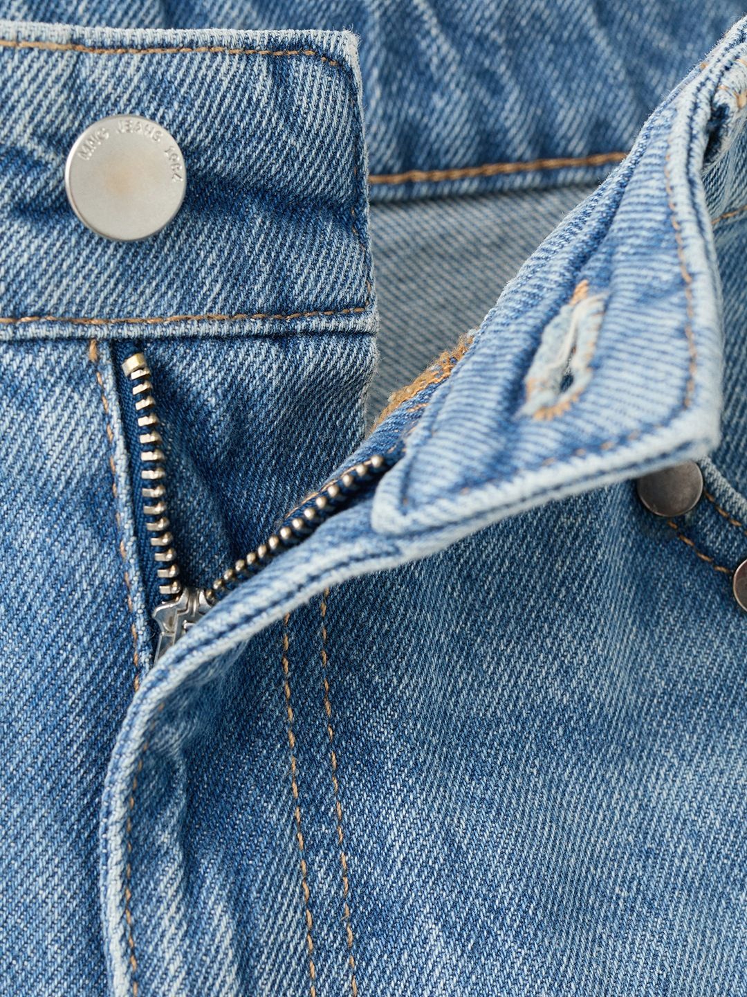 Regular Fit Light Fade Pure Cotton Jeans
