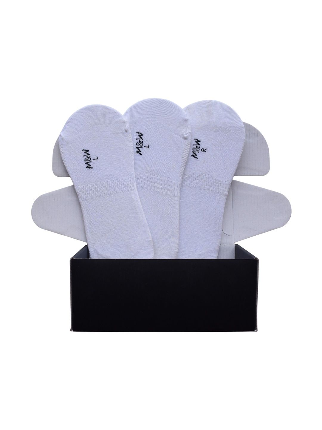 Milk&Whisky Men Pack of 3 Cotton Assorted Shoe Liners Socks