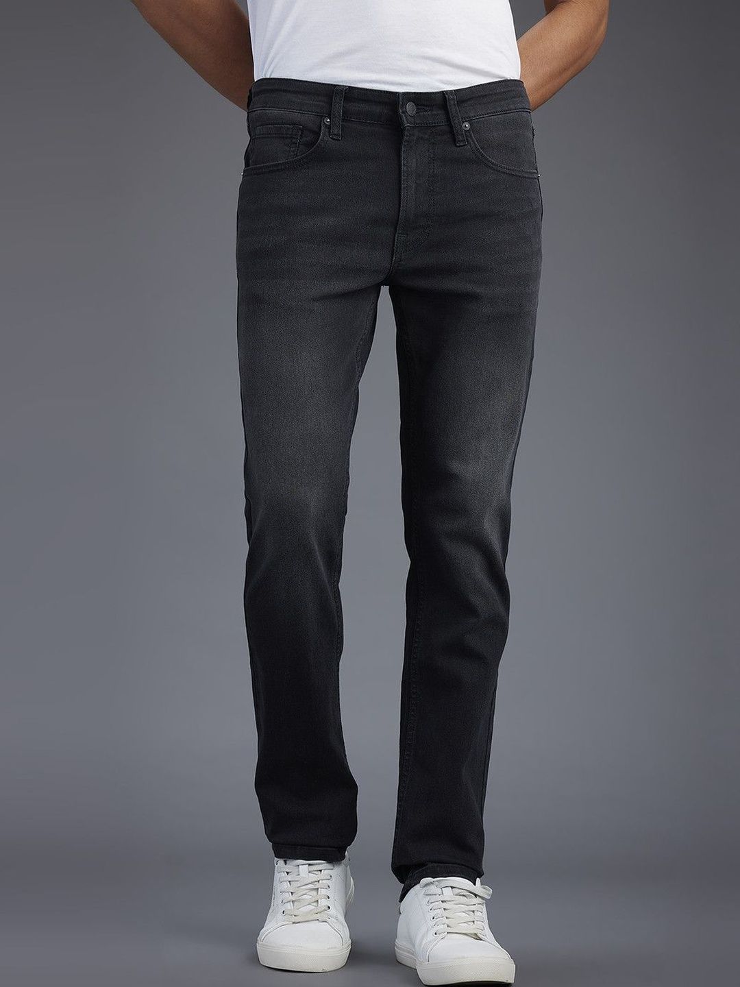 Pepe Jeans Pepe Jeans Men Slim Fit Mid-Rise Light Fade Stretchable Jeans