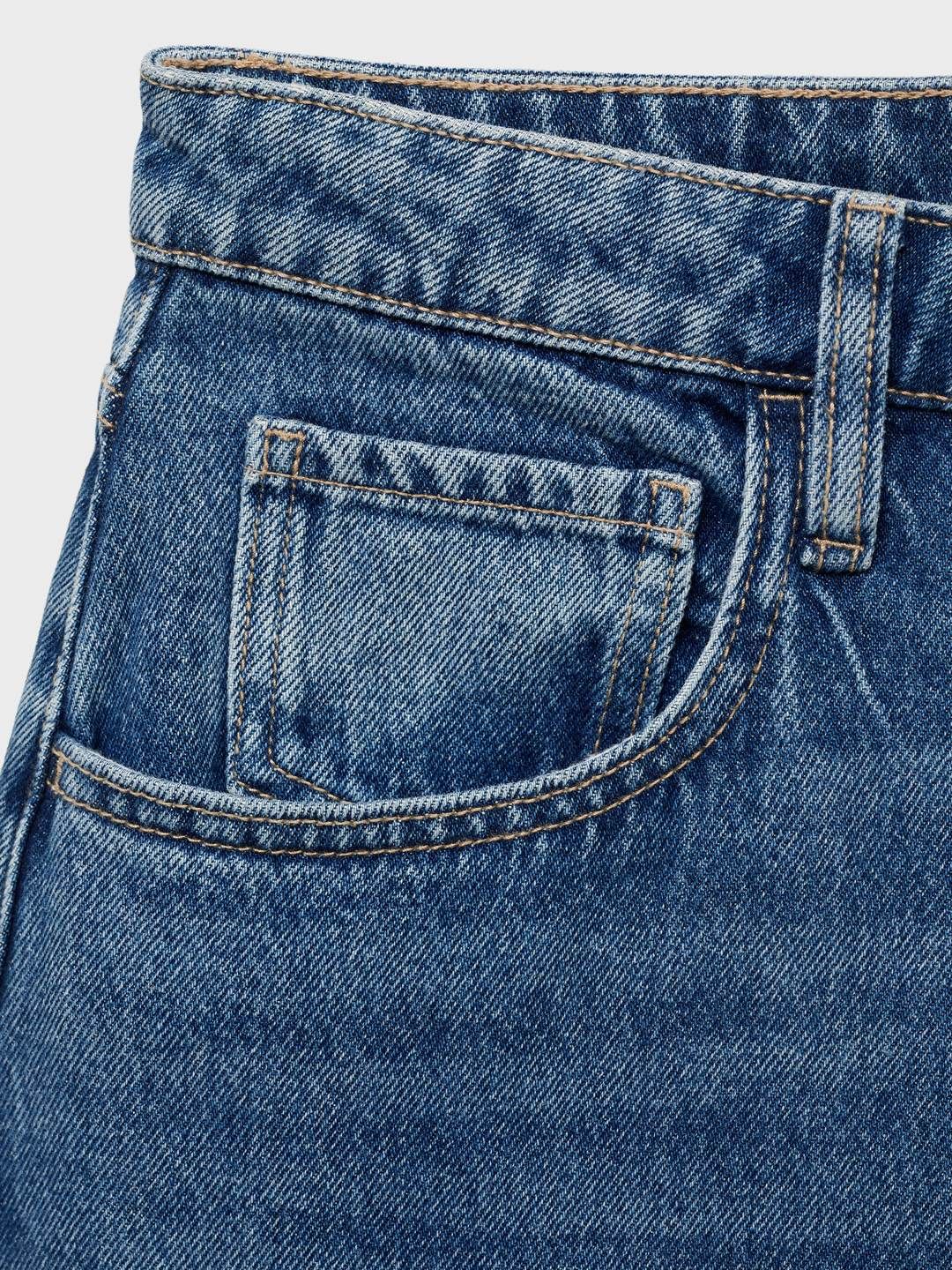 Regular Fit Mid-Rise Light Fade Pure Cotton Jeans