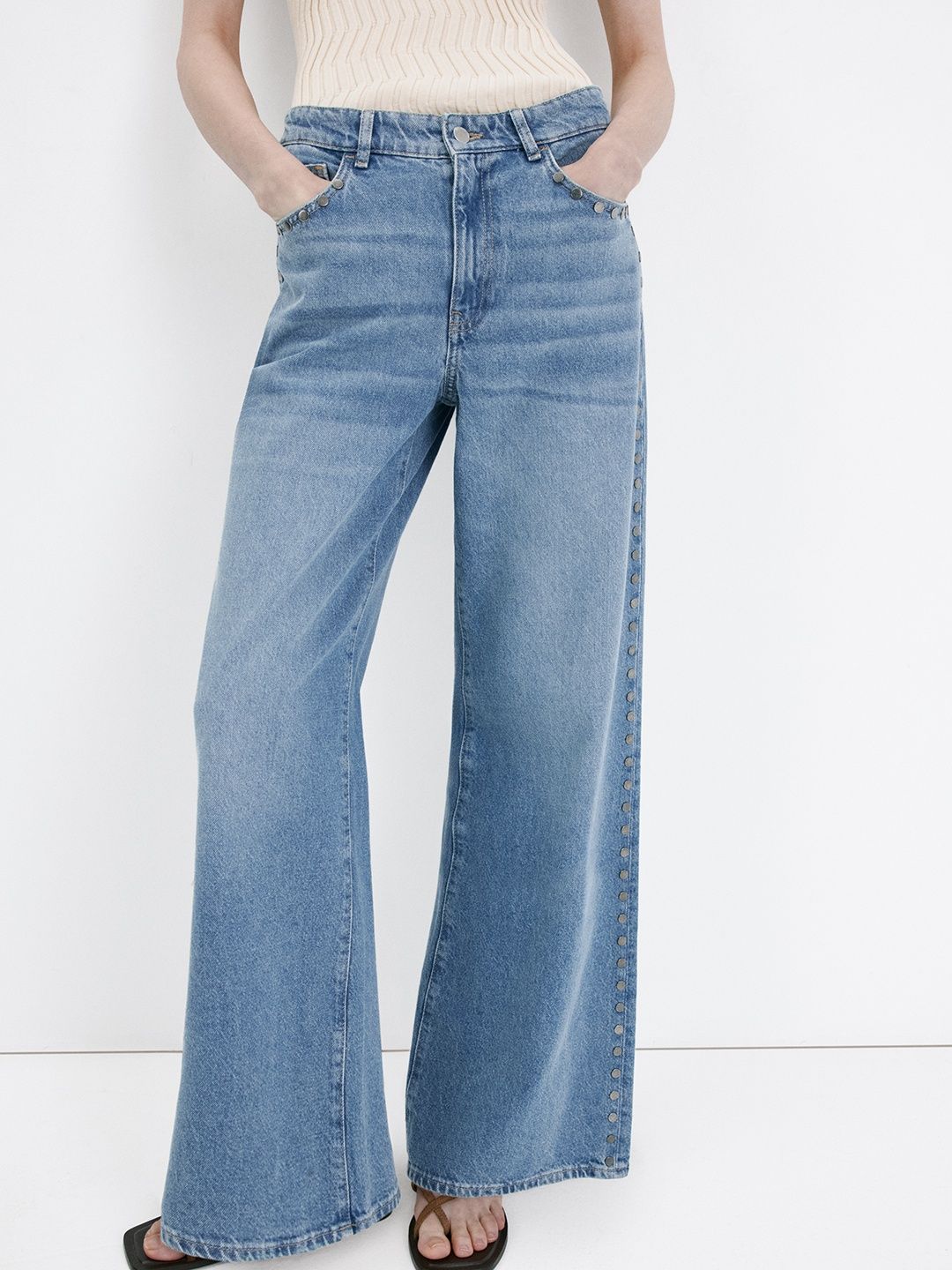 Regular Fit Light Fade Pure Cotton Jeans