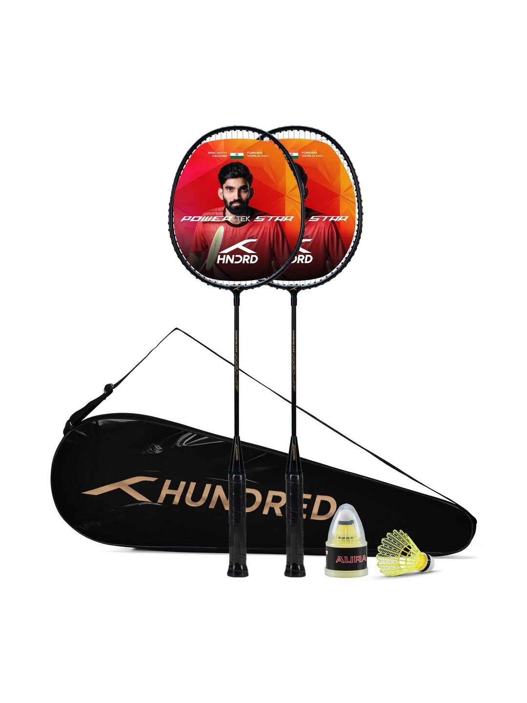 Hundred Pack of 2 Powertek Star Rackets