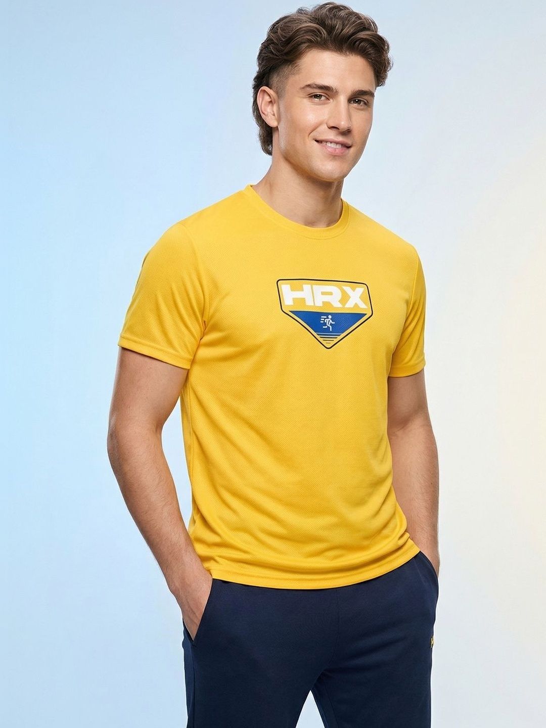HRX by Hrithik Roshan Men Brand Logo Printed T-shirt