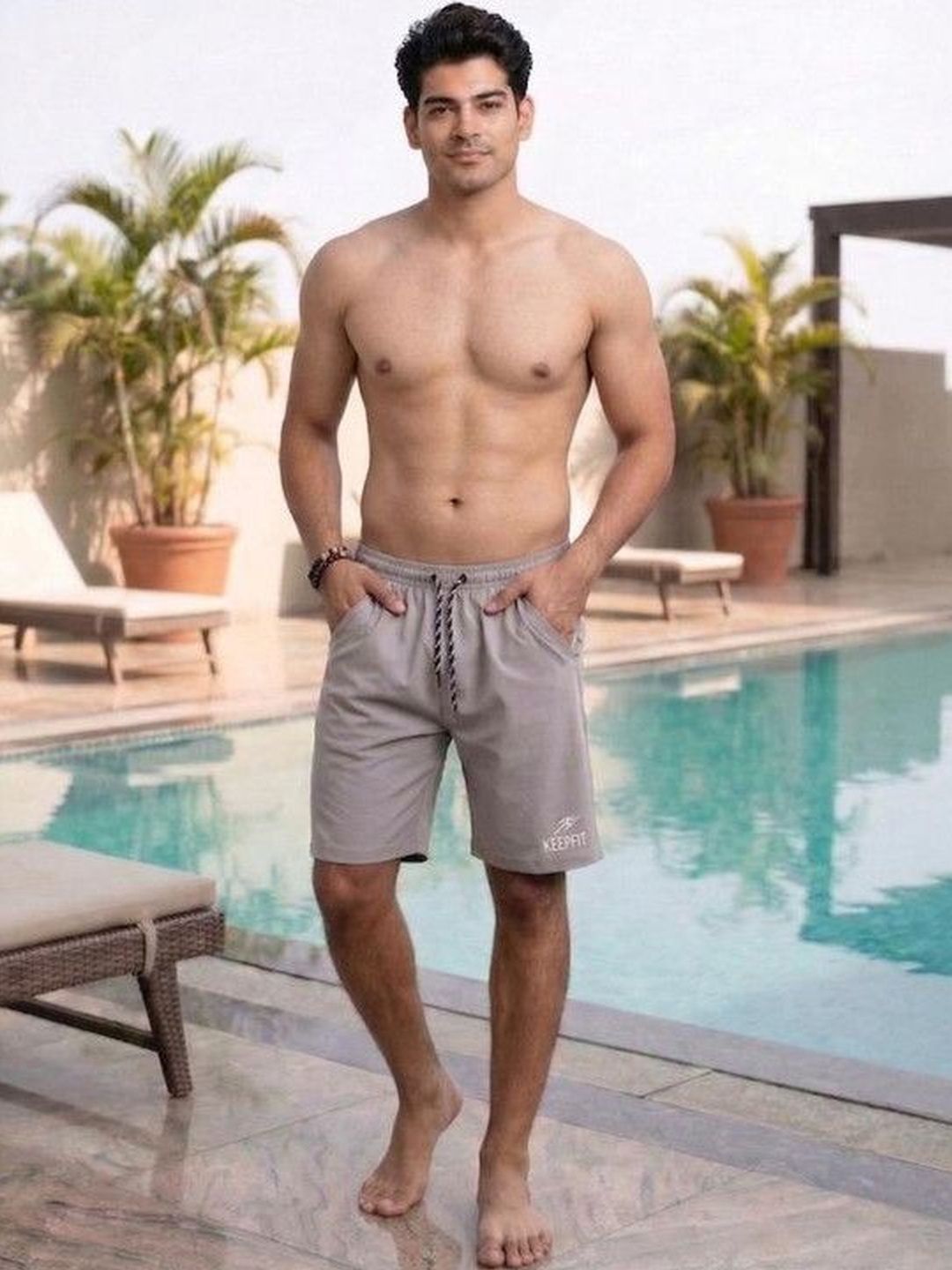 Keepfit Men Swim Shorts Swim Bottoms