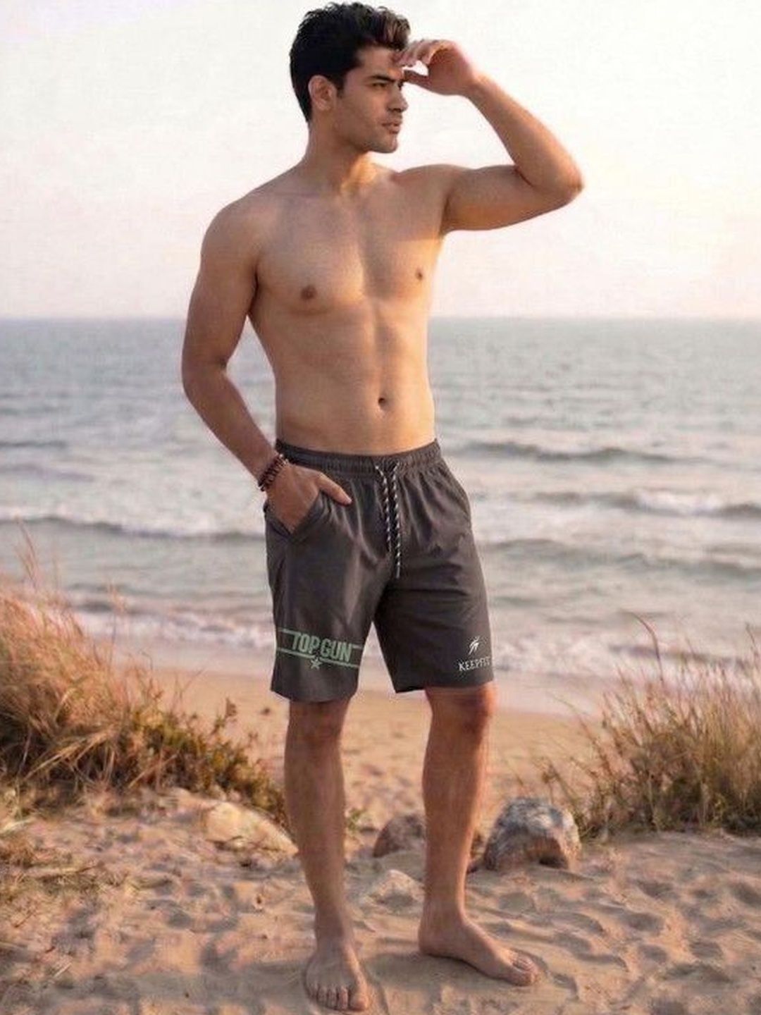 Keepfit Men Printed Swim Shorts Swim Bottoms