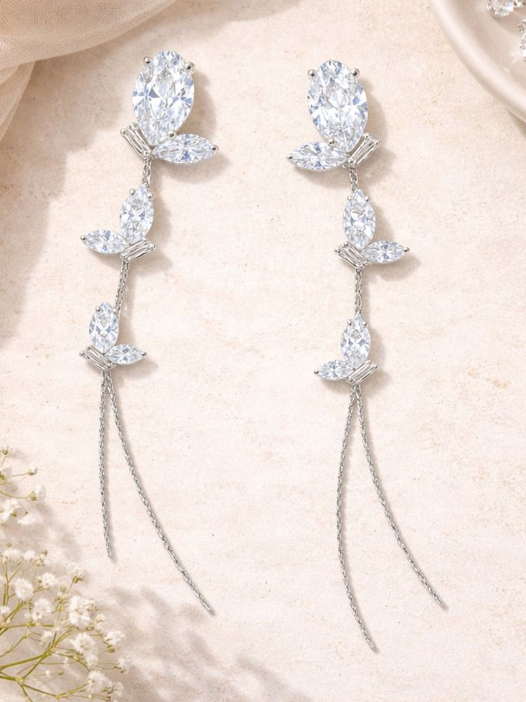 Anouk Floral Drop Earrings