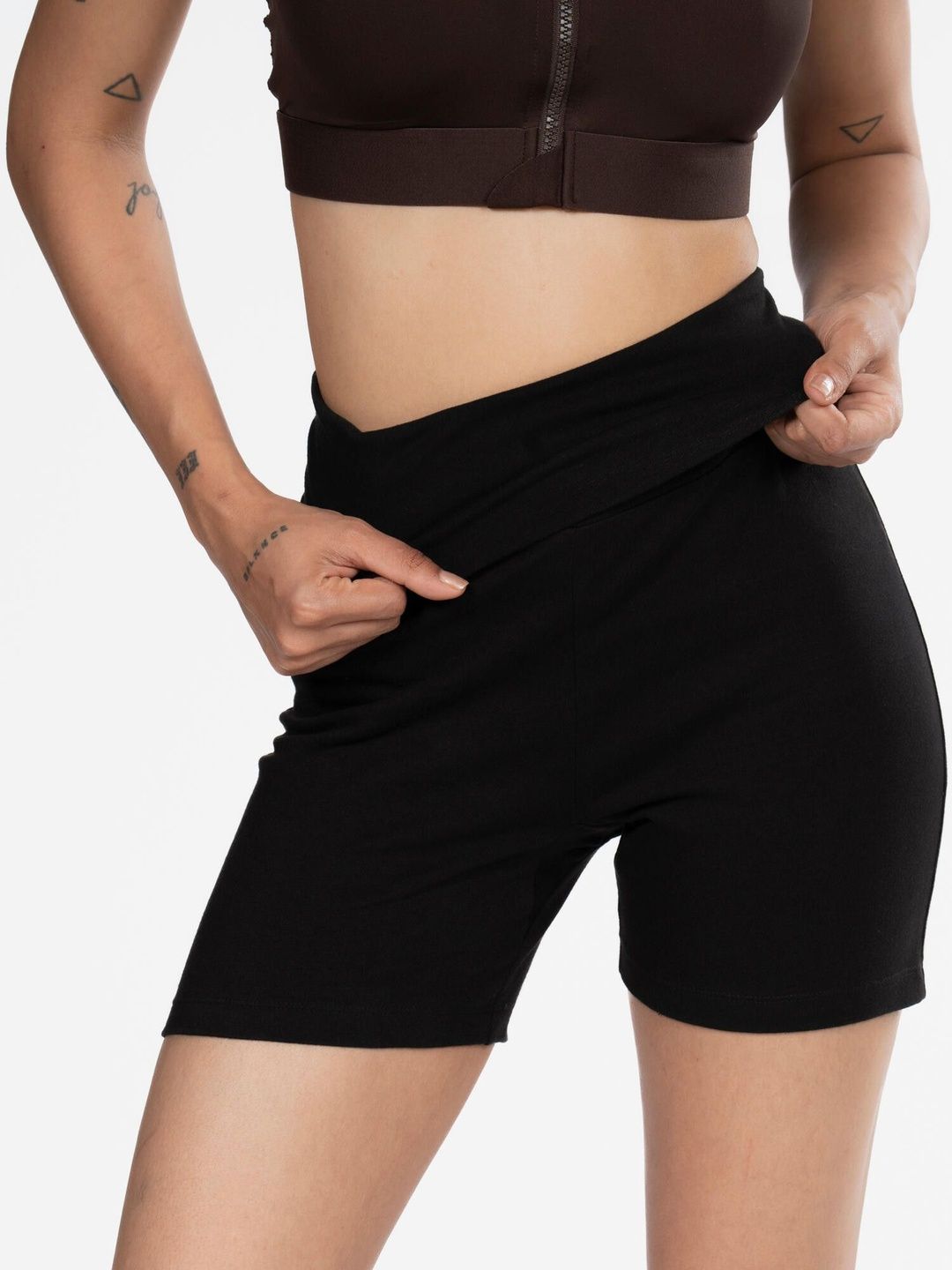 Decathlon Domyos - Women Black Softness Yoga Shorts