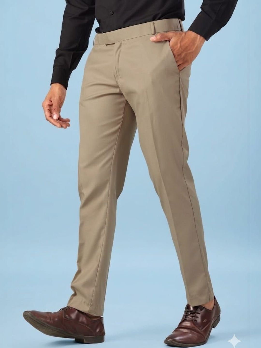 Moda Rapido Men Comfort Mid-Rise Trousers