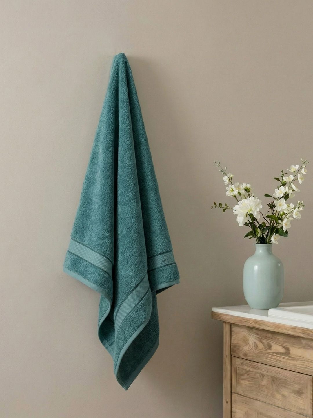 Monte Carlo Monte Carlo Blue & Teal 1 Cotton 450 GSM Bath Towel