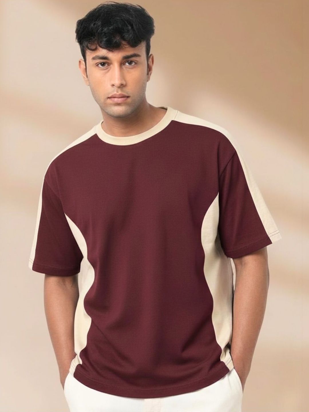 Cool Plus Men Colourblocked T-shirt