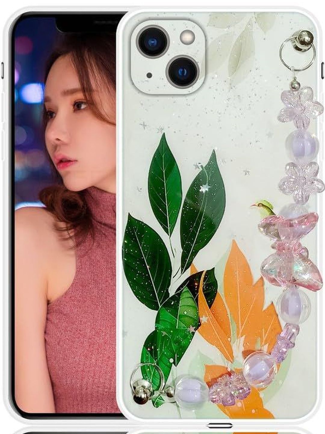 COVERLY Floral Printed iPhone 12 Pro Back Case Mobile Accessories
