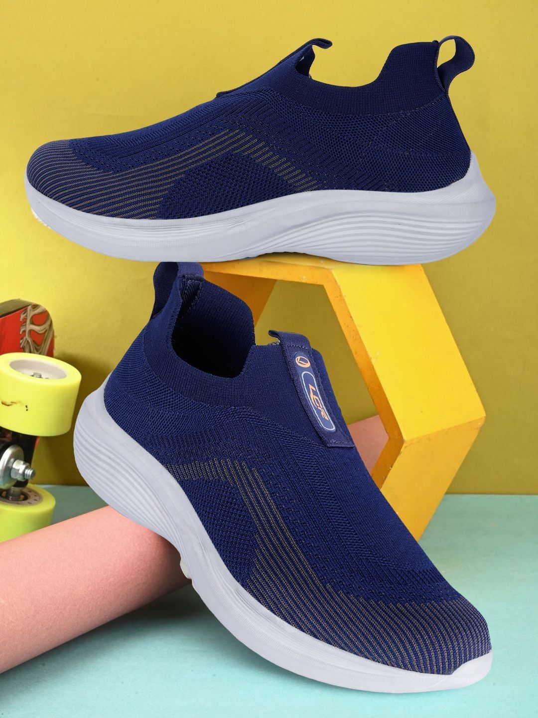 Lancer Men Mesh Walking Non-Marking Shoes