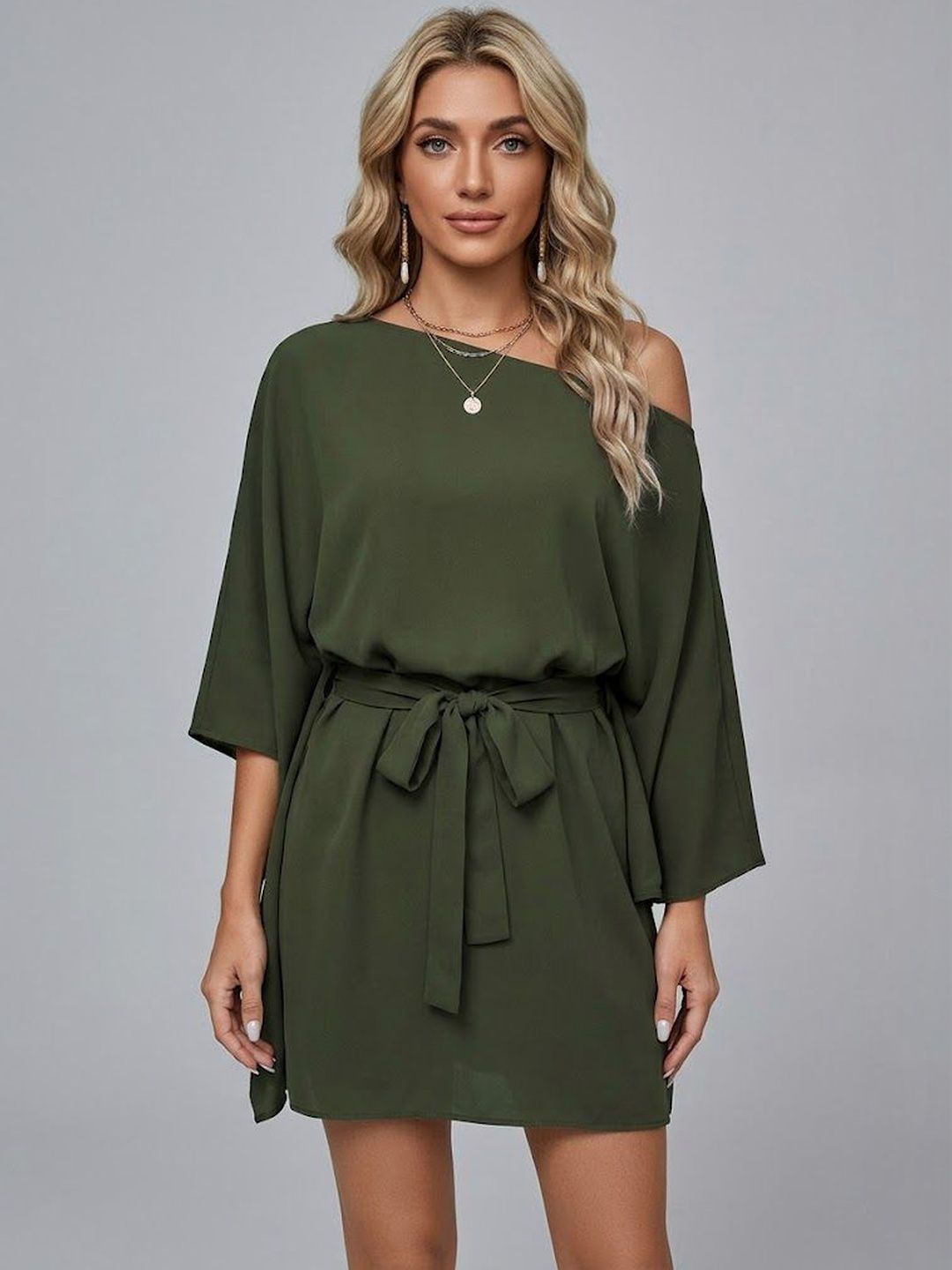 StyleCast x Revolte Blouson Dress