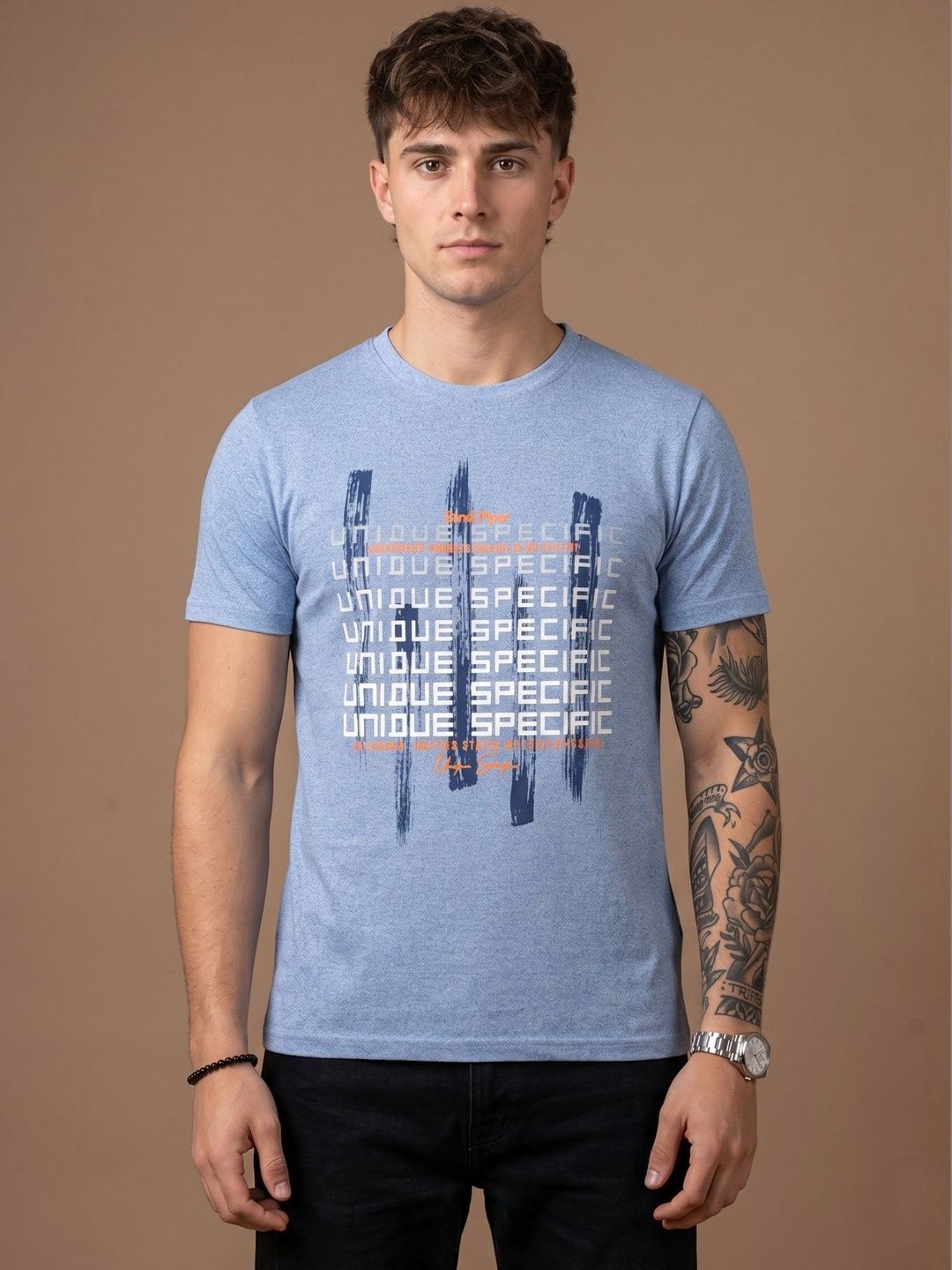 SANDPIPER Men Typography Printed T-shirt