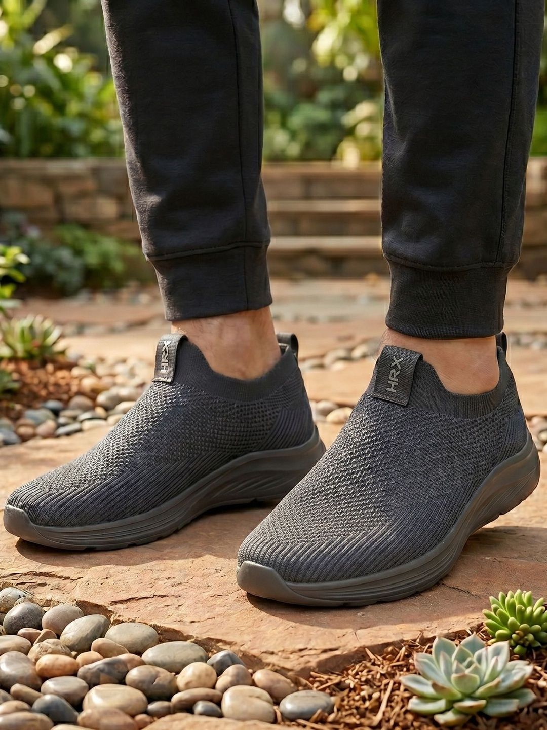 HRX by Hrithik Roshan Men Textured Sneakers