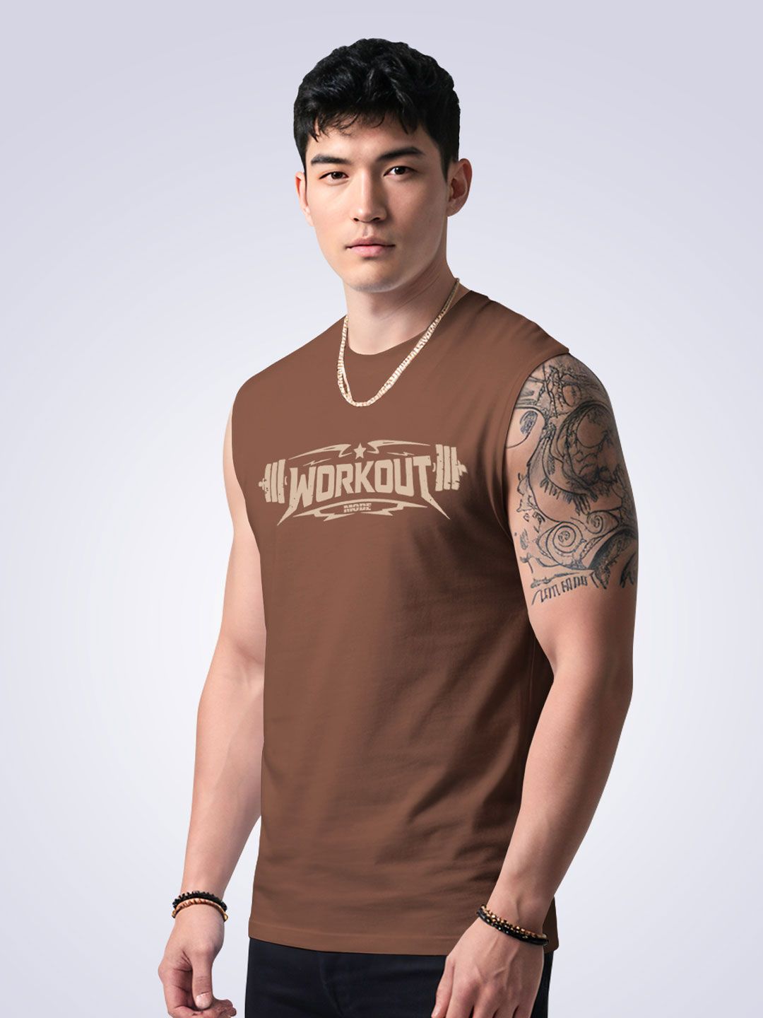 I&D Men Typography Printed T-shirt