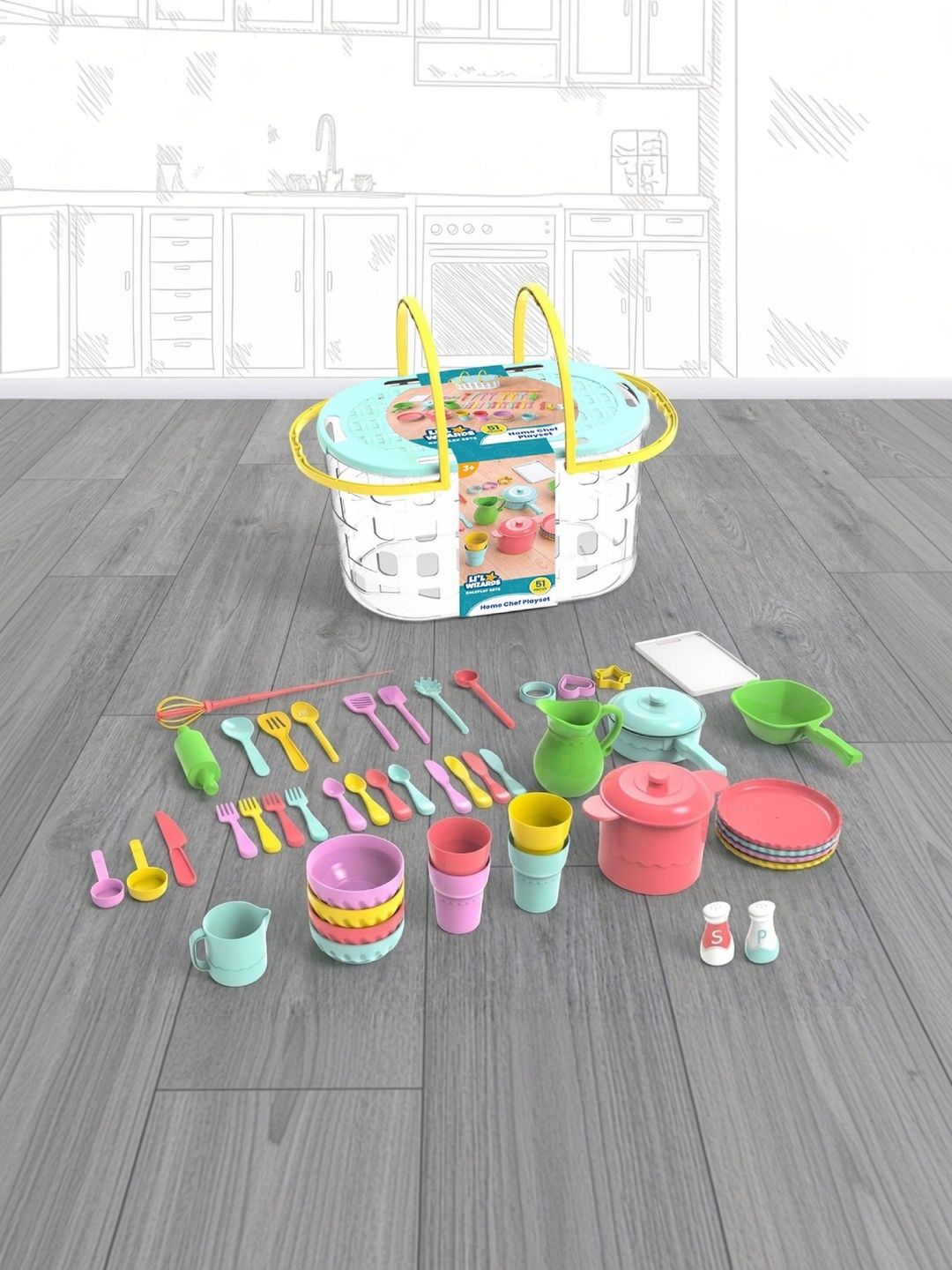 Li'l Wizards Home Chef Play Set Early Learning Toy