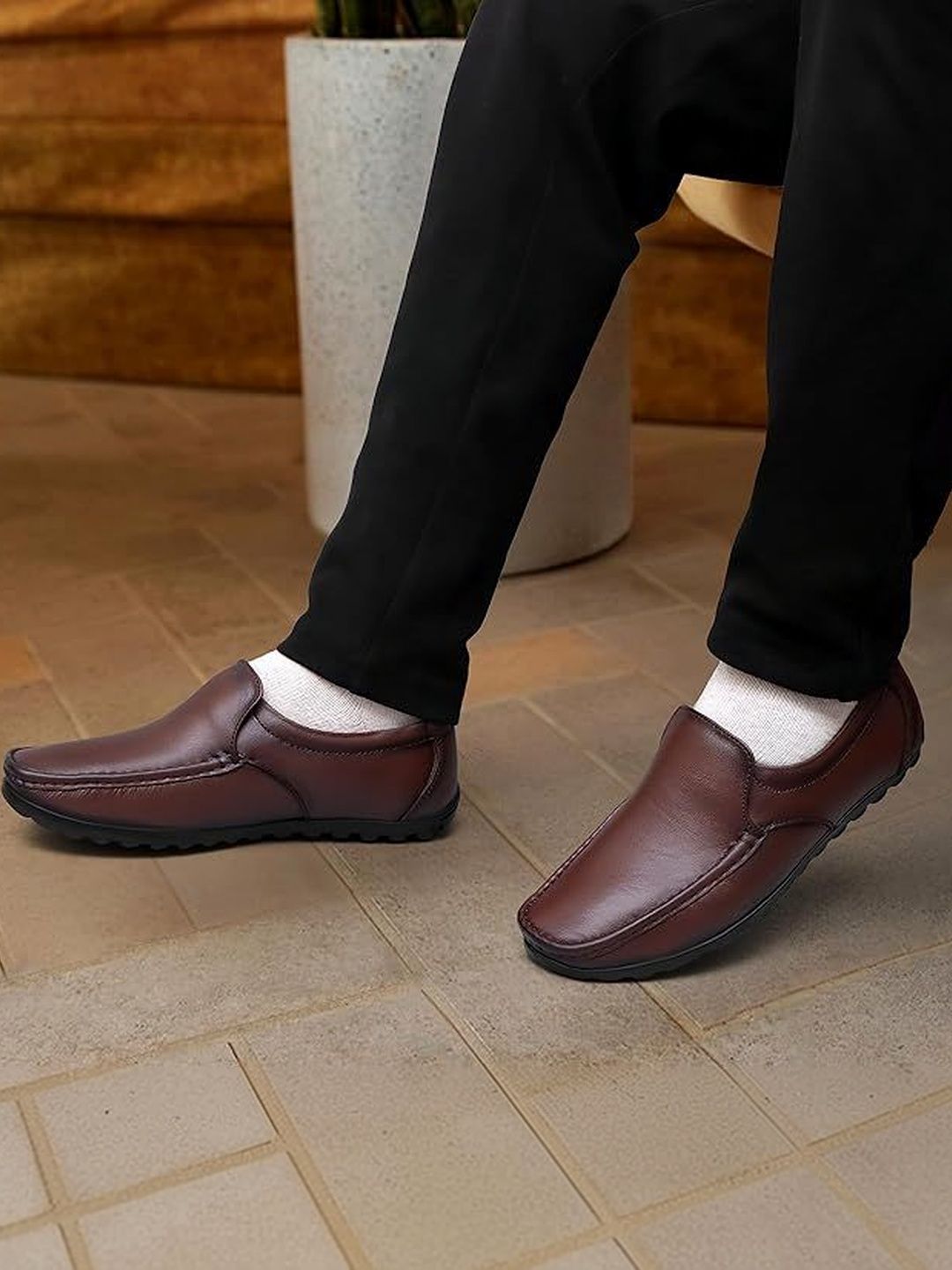 Mast & Harbour Mast & Harbour Men Leather Loafers