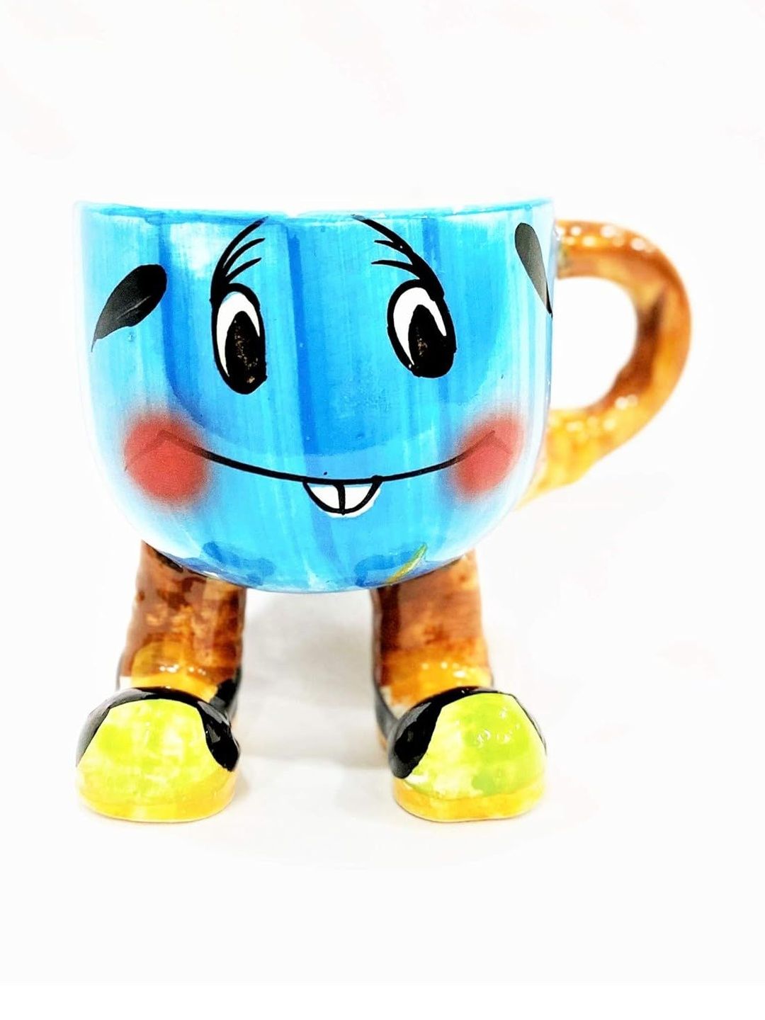 Your Local Store Blue Solid Ceramic Matte Cups Set of Cups and Mugs