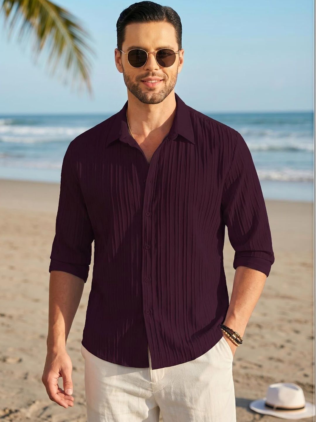 Deelmo Pack of 2 Men Standard Casual Shirt