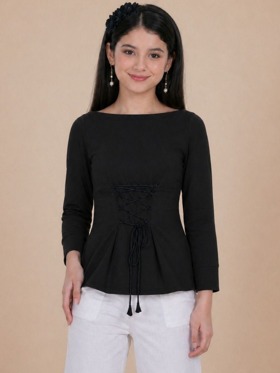 Boat Neck Tops - Buy Boat Neck Tops Online in India