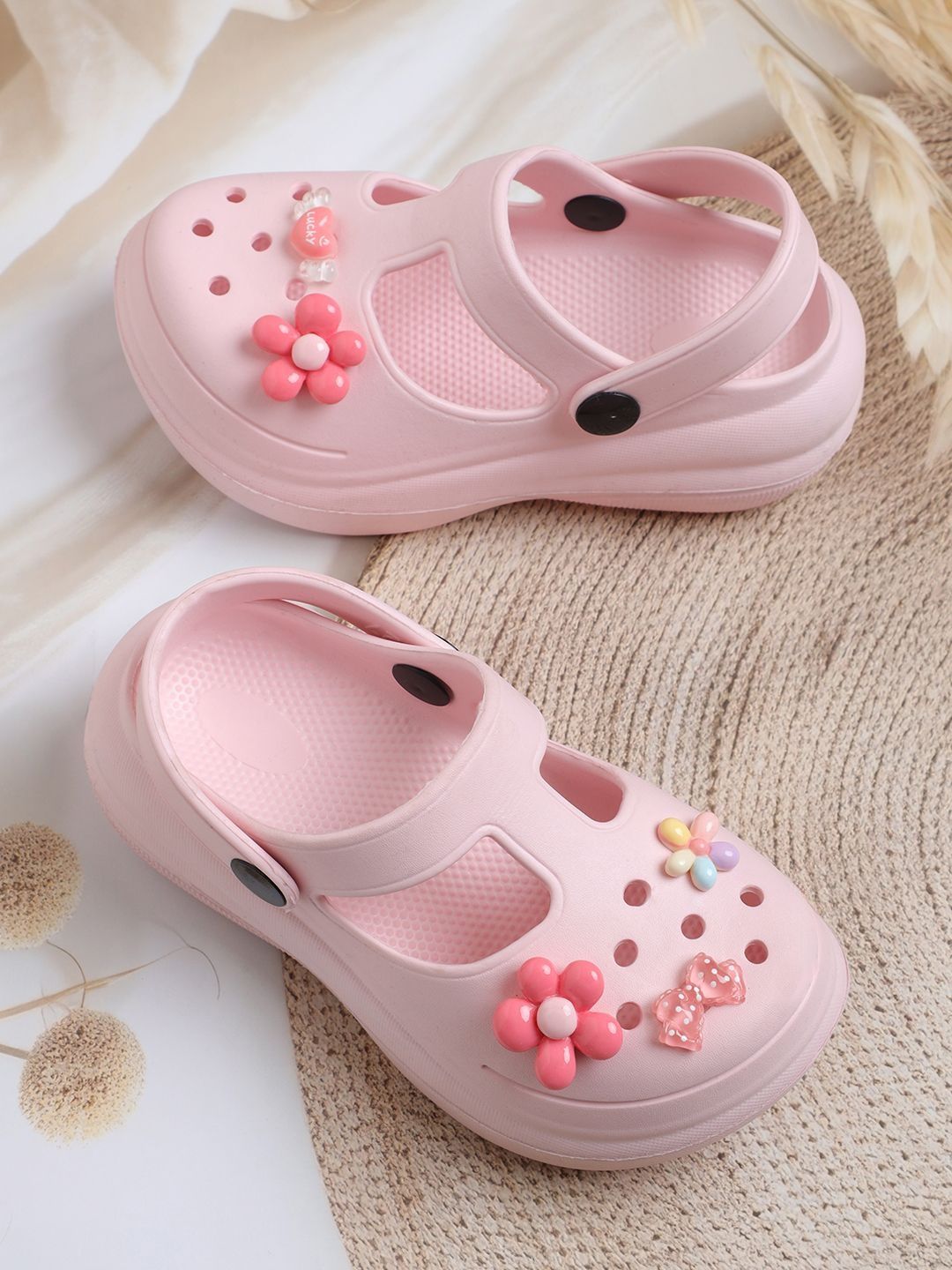 Kids Ville Kids Ville Girls Self Design Clogs