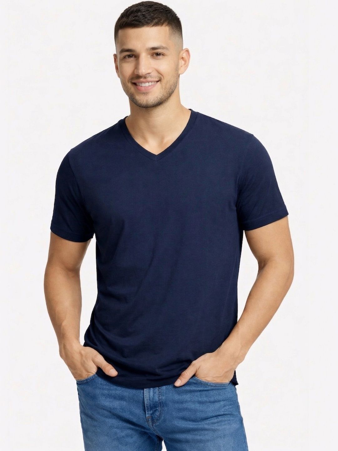 UnaOne UnaOne Men V-Neck T-shirt