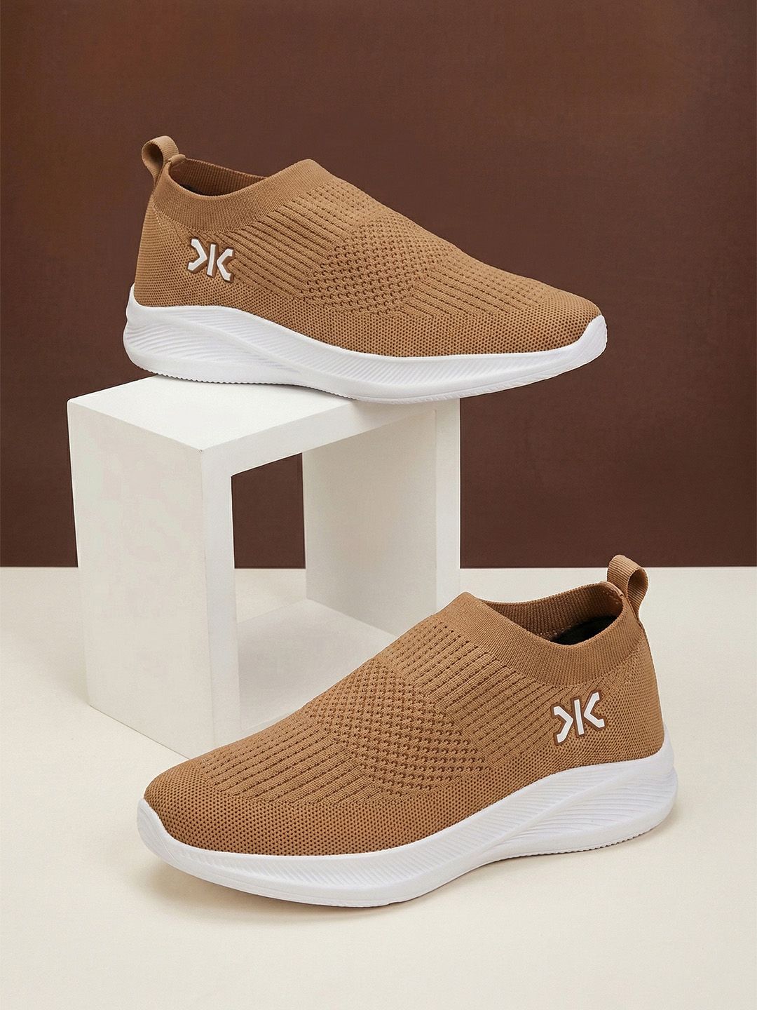 Tan Slip On Sneakers - Buy Tan Slip On Sneakers online in India