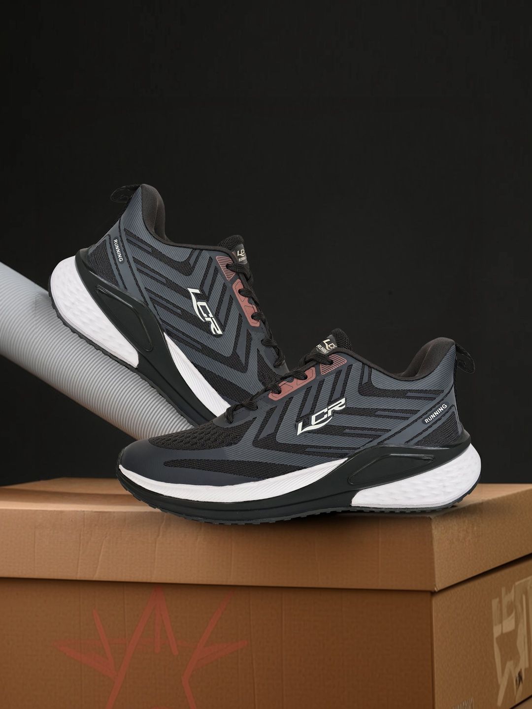 Lancer Men Mesh Running Non-Marking Shoes