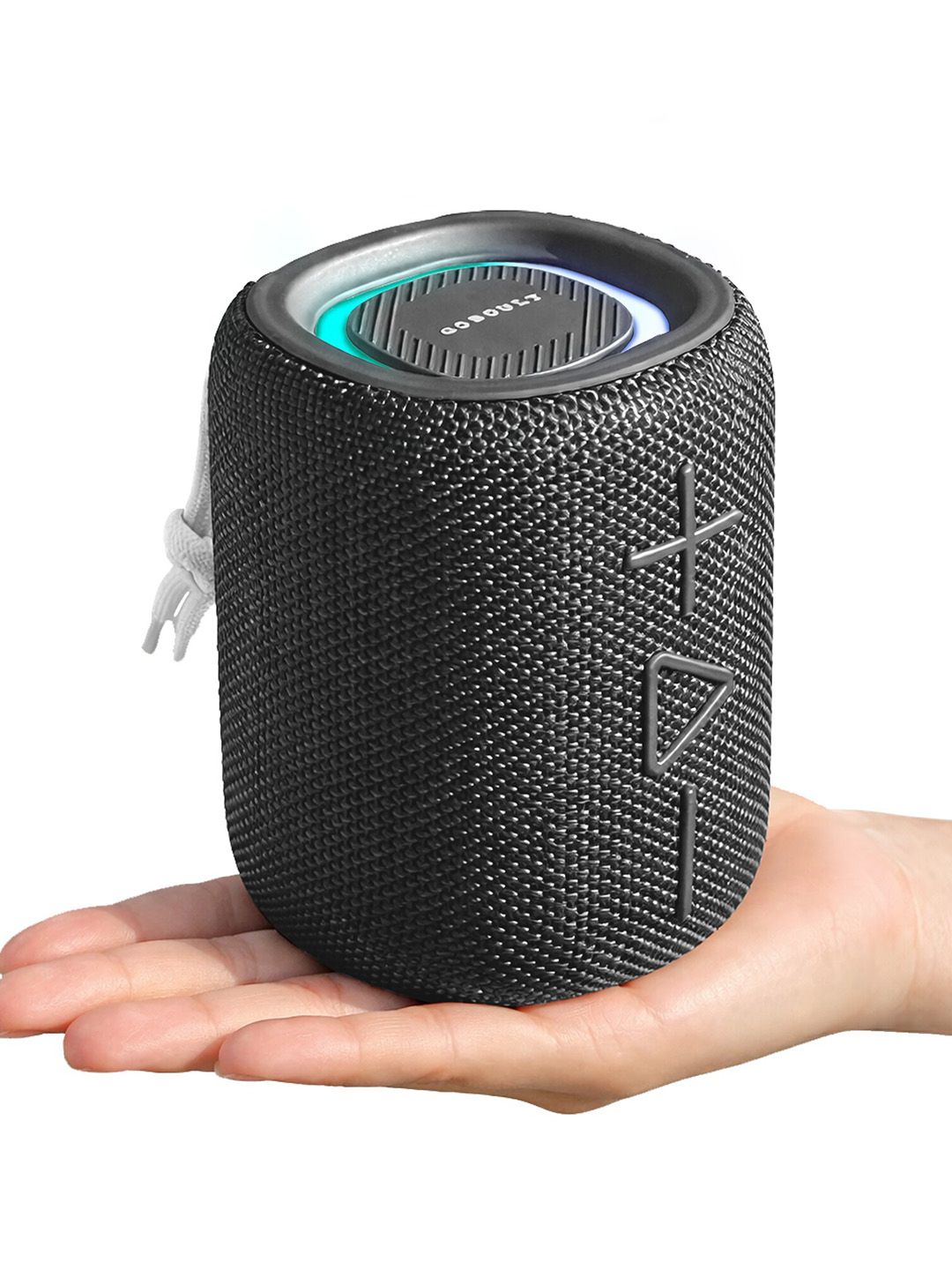 GOBOULT Rave 10W, Dual Drivers, RGB LED, TWS node Speaker(Jet Black, Stereo Channel)