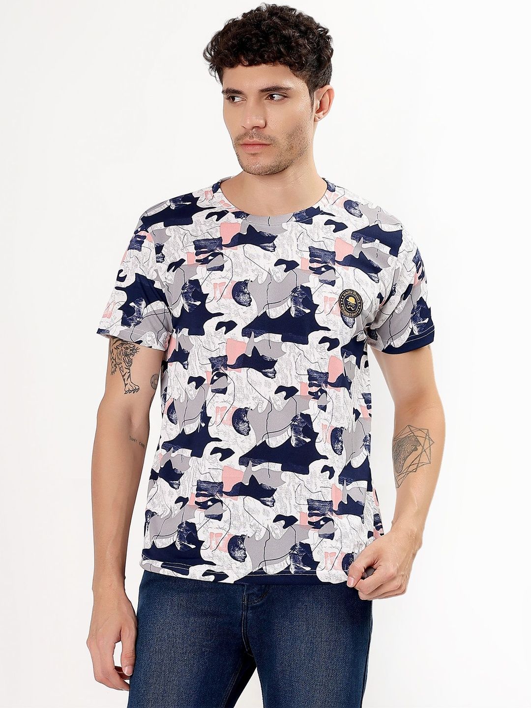 Wrath Men Printed Pockets T-shirt