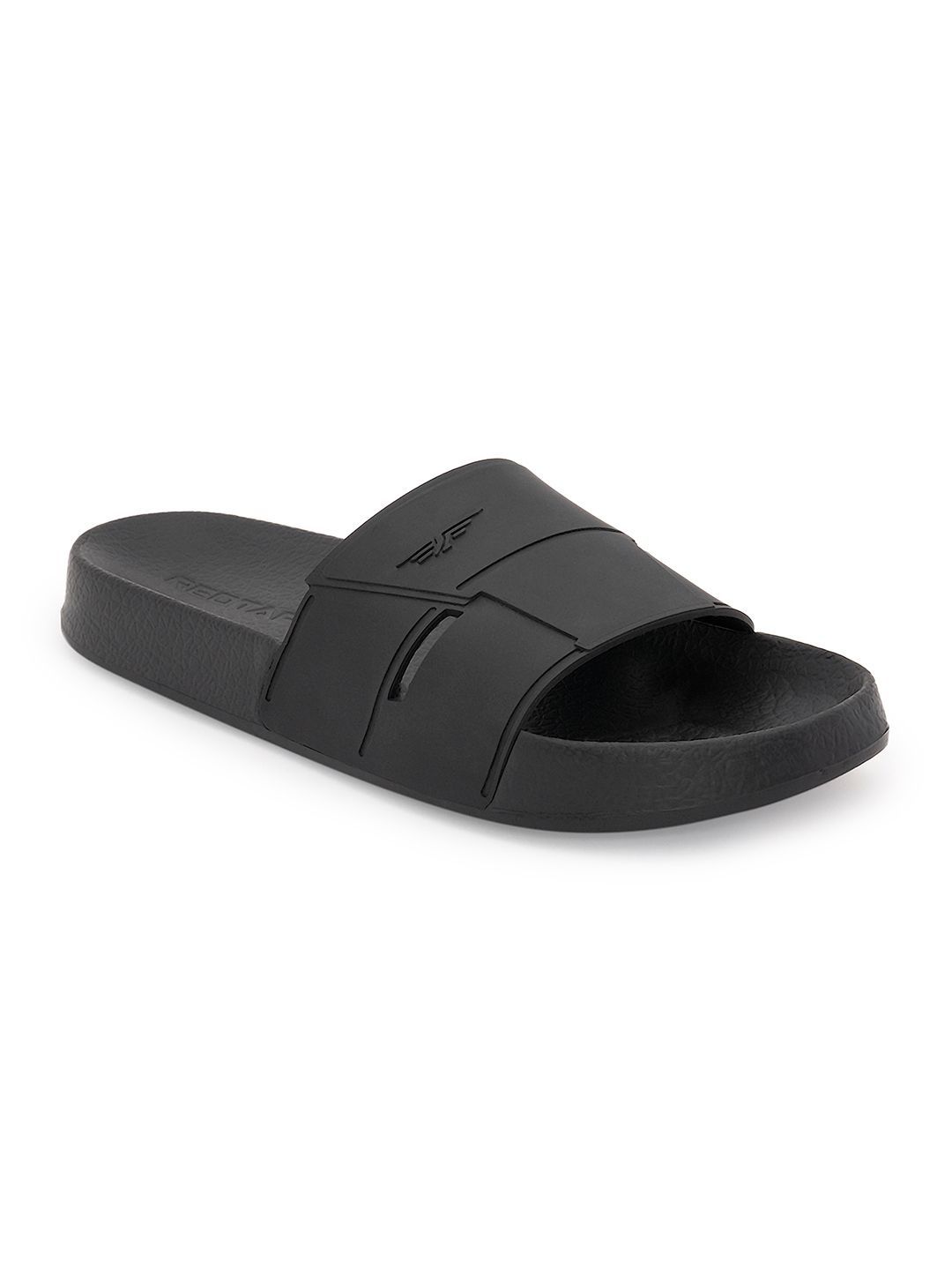 Red Tape Men Rubber Sliders