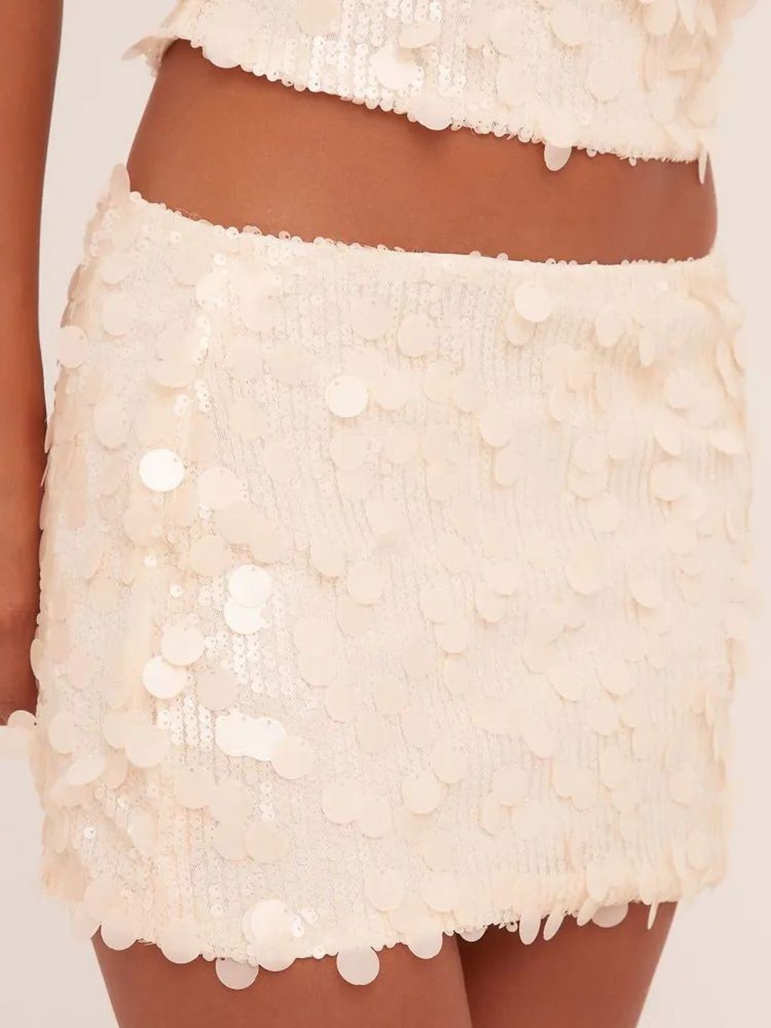StyleCast StyleCast Women Embellished Mini Straight Skirt