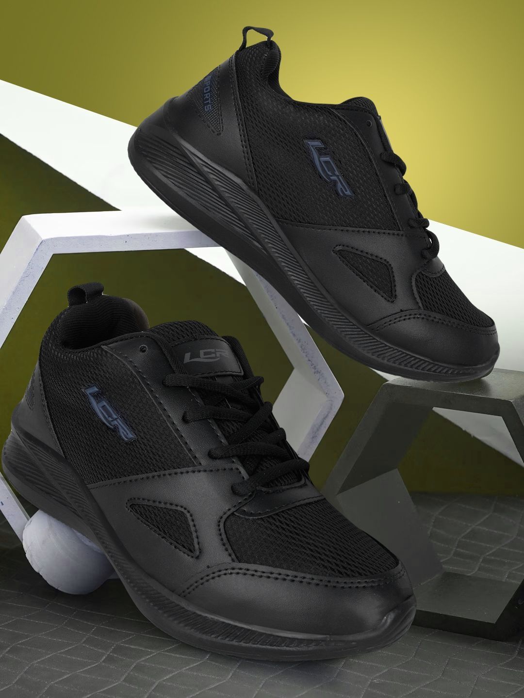 Lancer Men Mesh Running Non-Marking Shoes