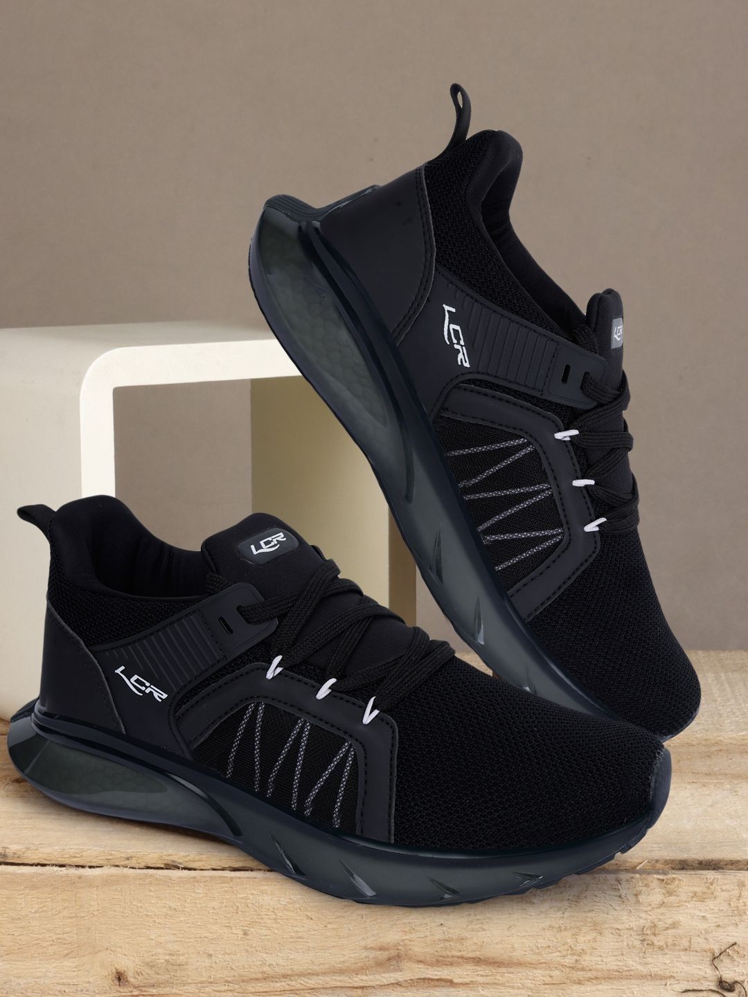 Lancer Men Mesh Running Non-Marking Shoes