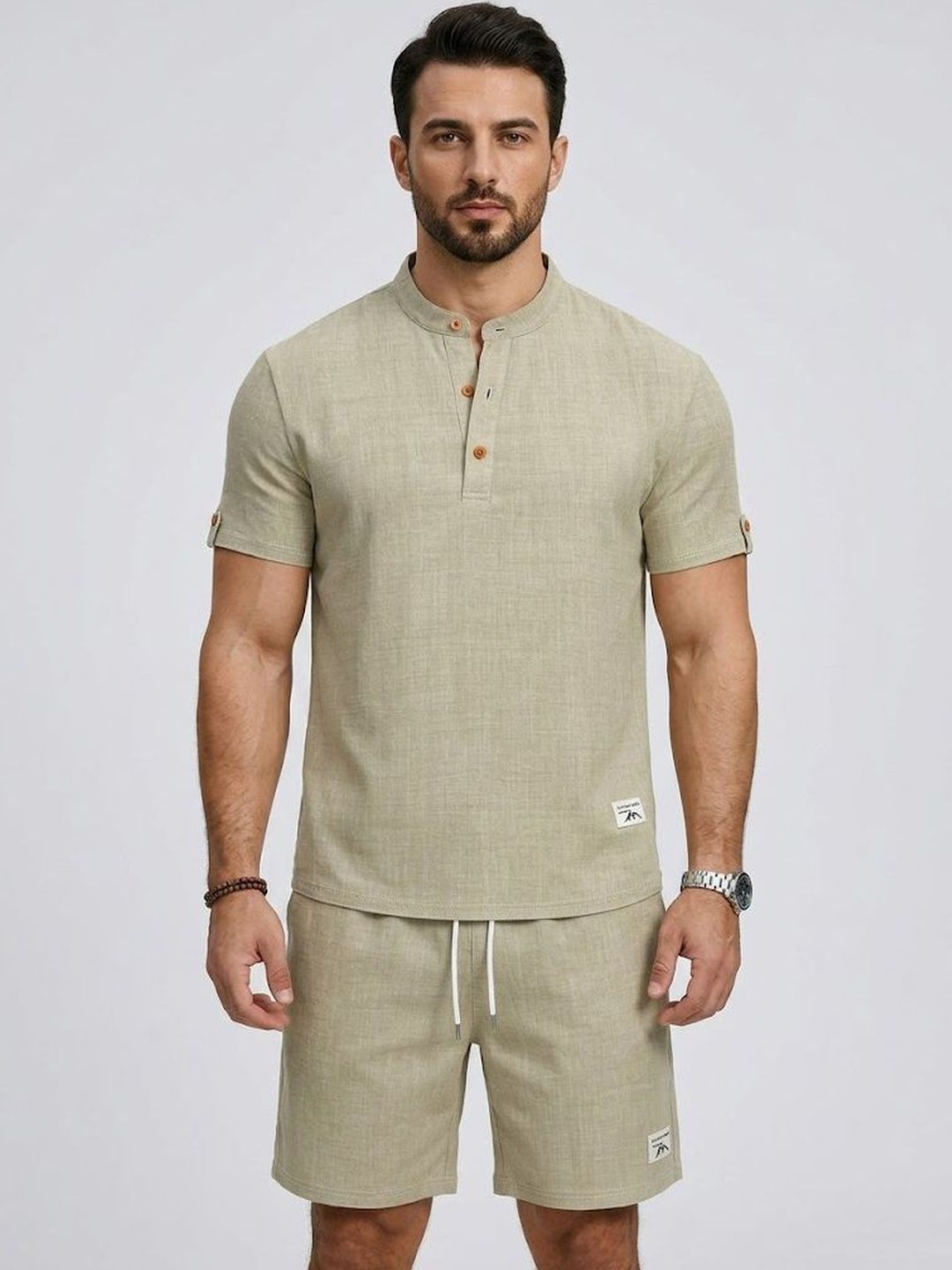 StyleCast x Revolte StyleCast x Revolte Solid T-shirt with Shorts