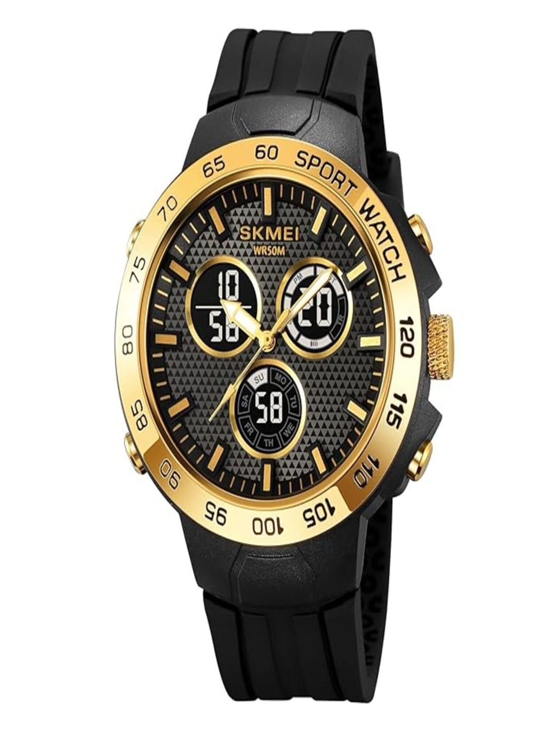 Skmei Men Dial & Straps Analogue and Digital Multi Function Watch 2106GD